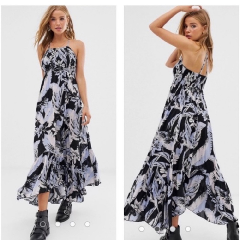 Free People Floral Maxi Dress